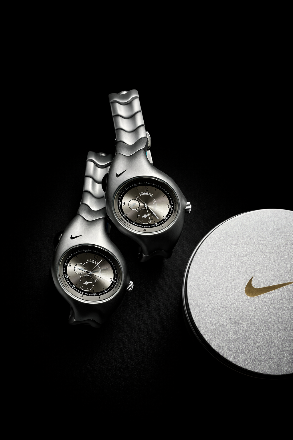 Nike Triax Chronograph Watch Matte Silver