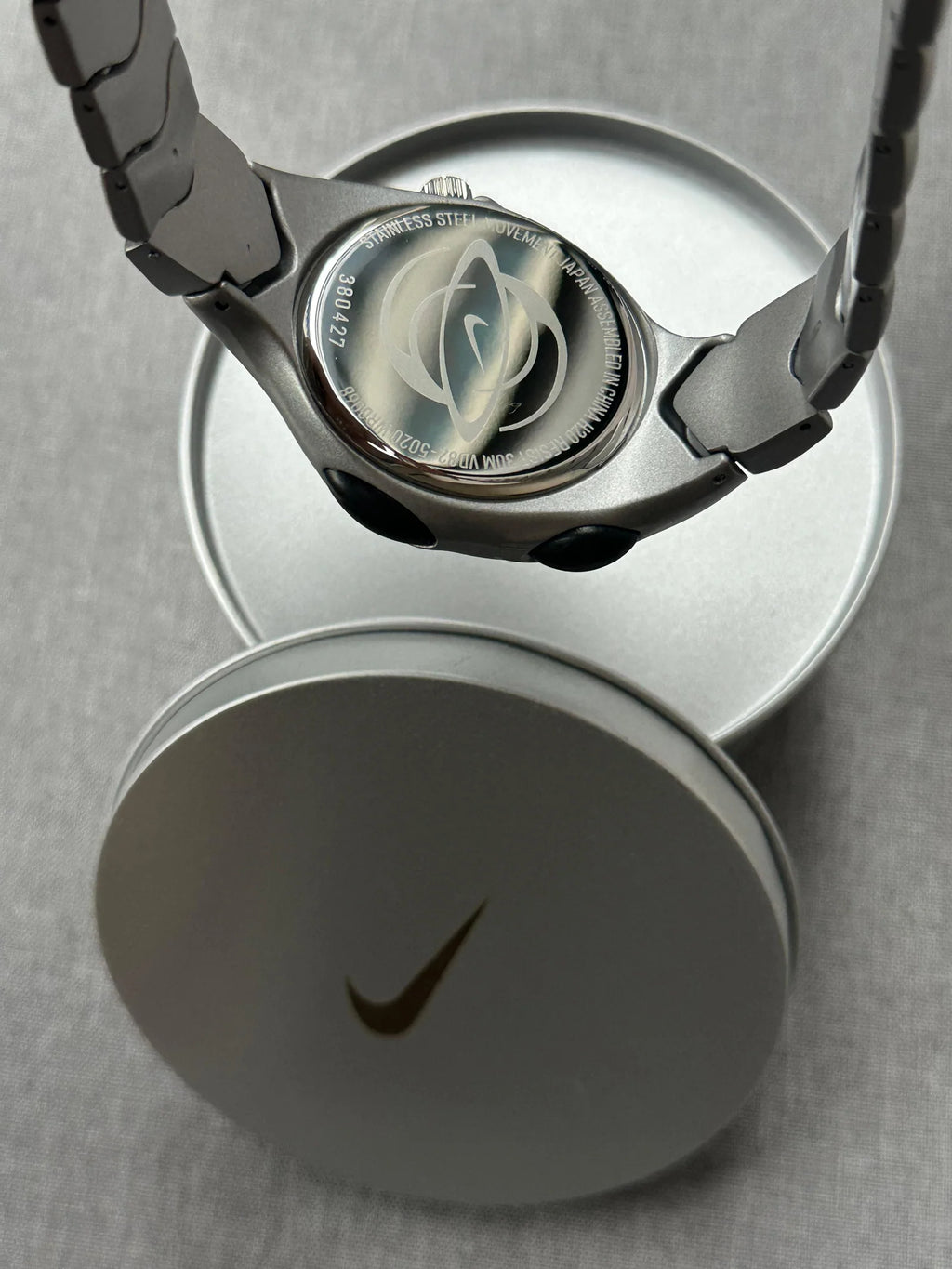 Nike Triax Chronograph Watch Matte Silver