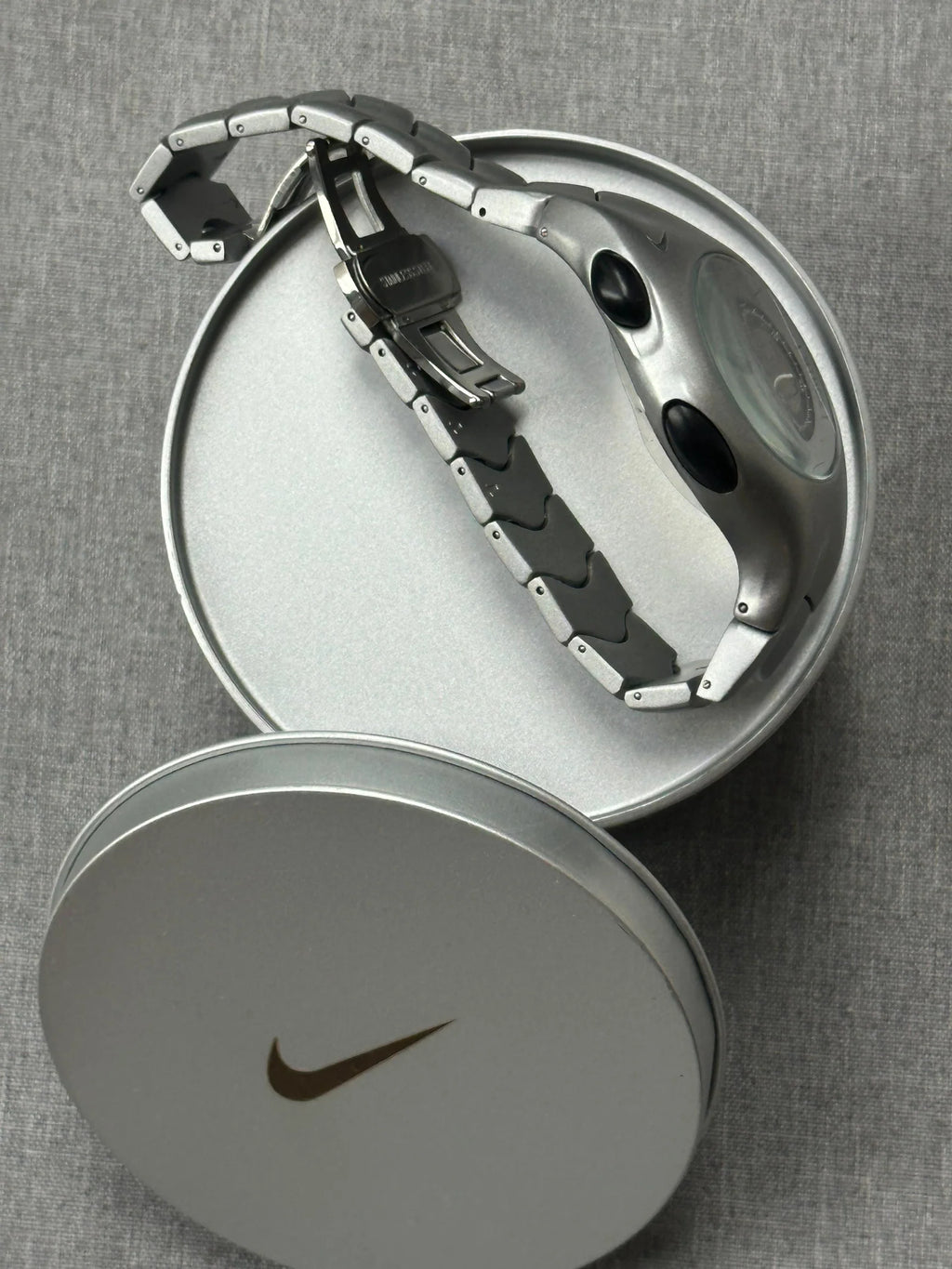 Nike Triax Chronograph Watch Matte Silver