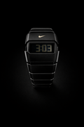 Nike D-Line Black Digital Watch – Rare Retro Stainless Steel LED Display