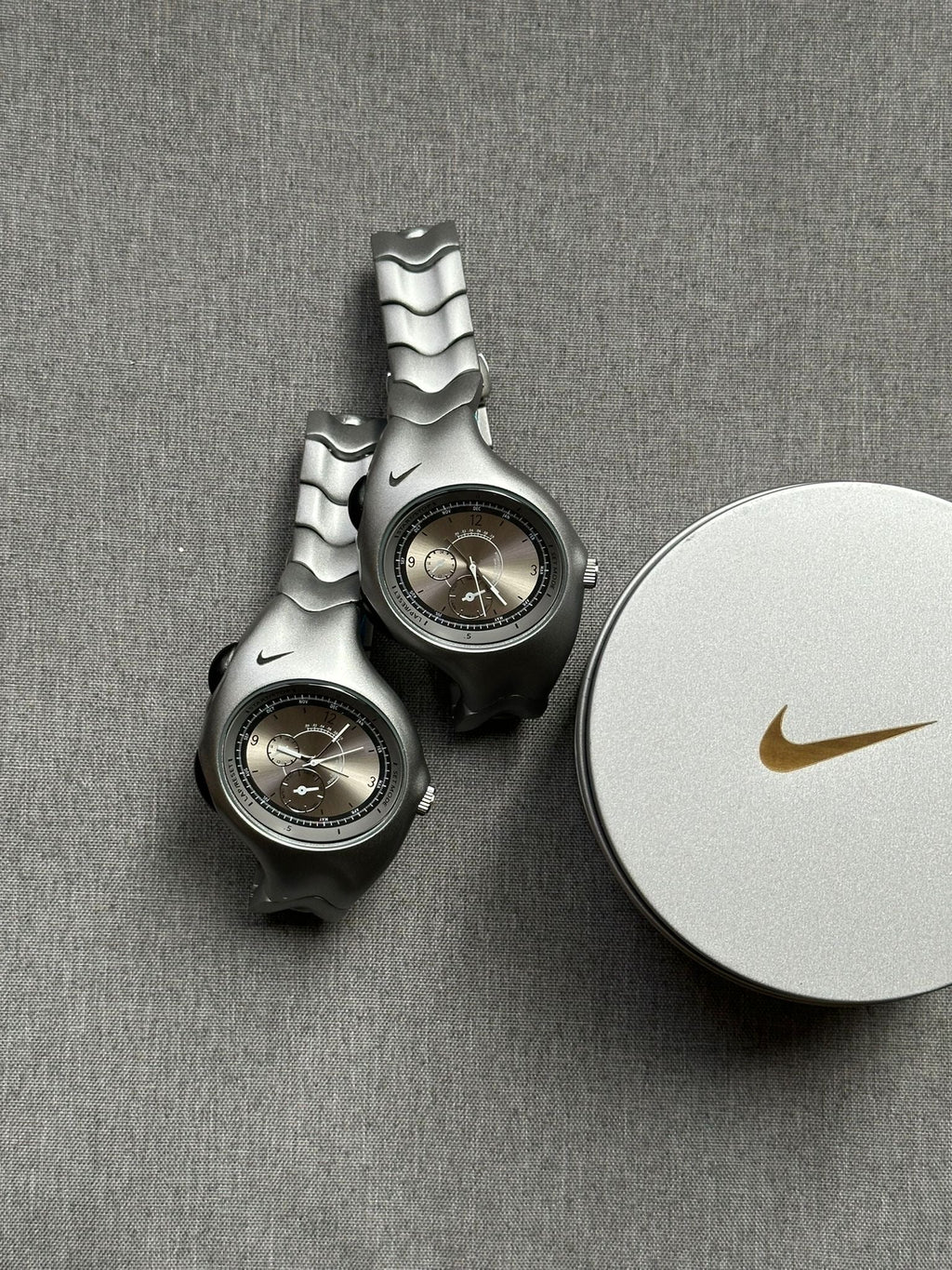 Nike Triax Chronograph Watch Matte Silver